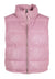Mauritius Leather Ellice Leather Puffer Vest in Light Pink