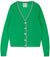 Jumper 1234 Contrast Tip Cardigan Bright Green ROse