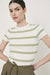 DELUC Gentileschi Knitted Top Striped Green