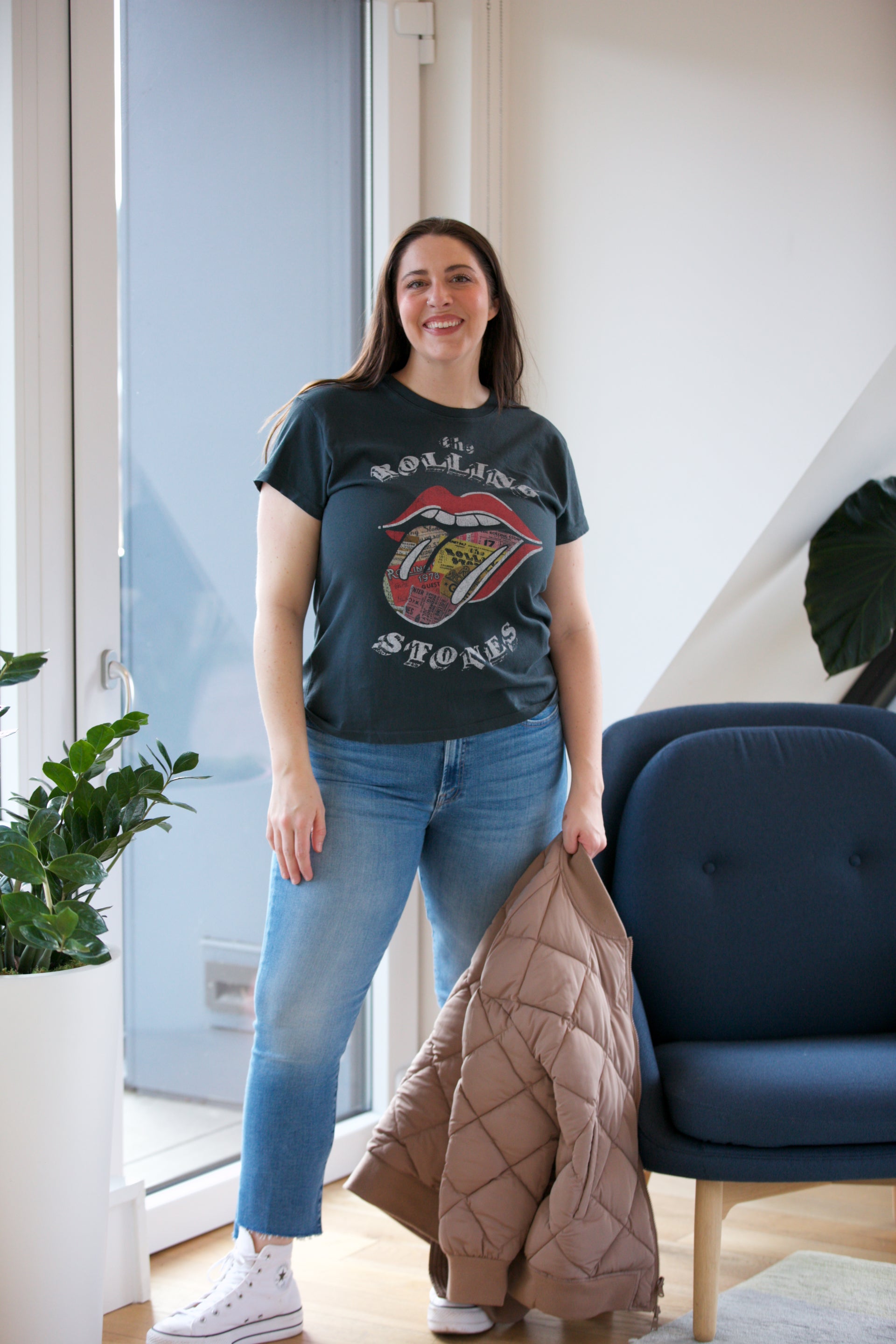 DAYDREAMER Rolling Stones Ticket Tongue Tour Tee