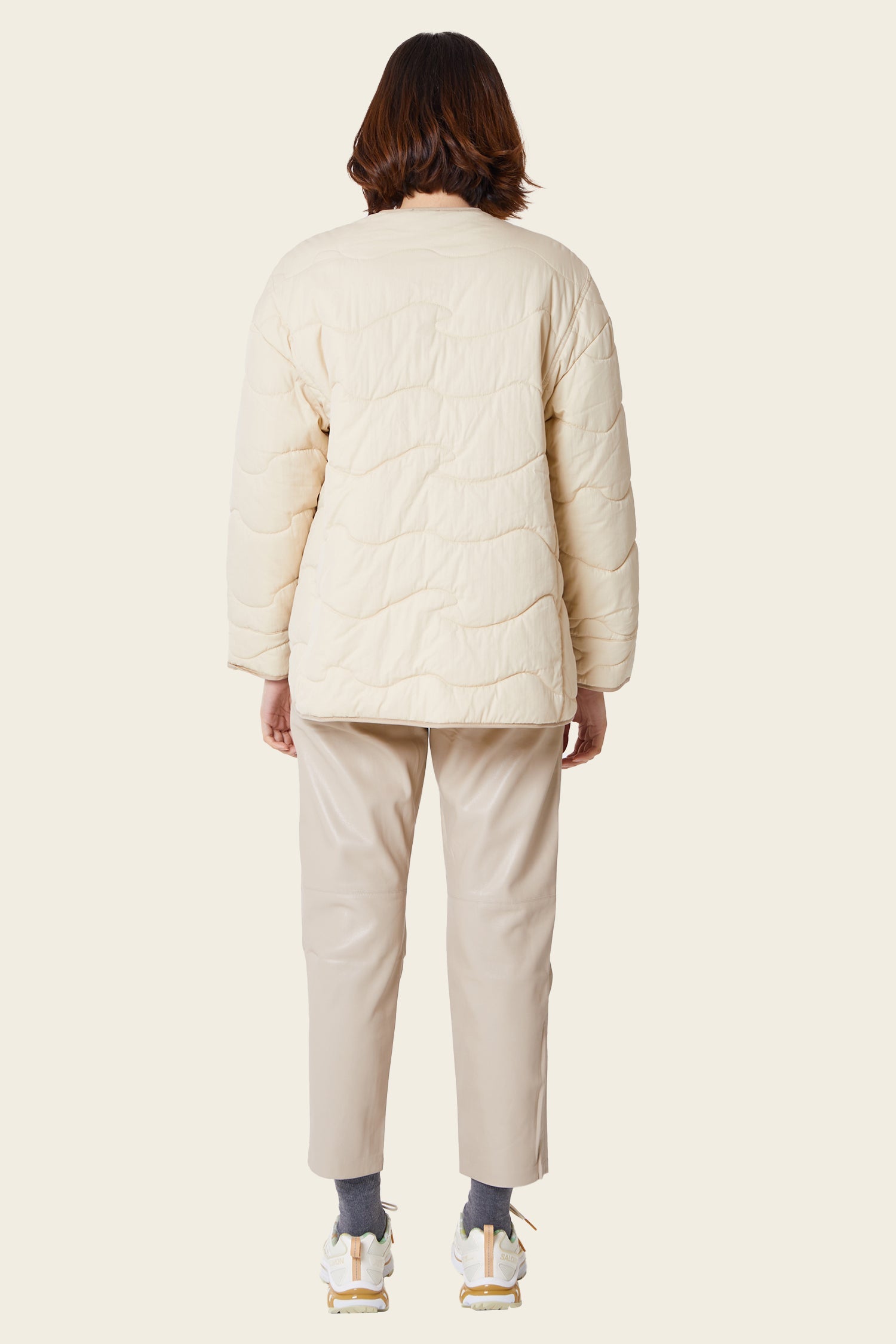 Find Me Now Mica Quilted Jacket Warm Sand
