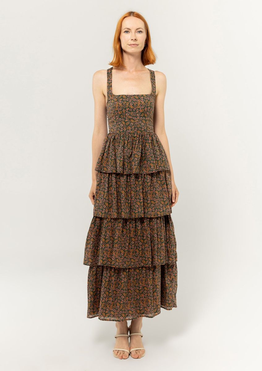 BEL KAZAN Lucca Dress Cherry Tomato