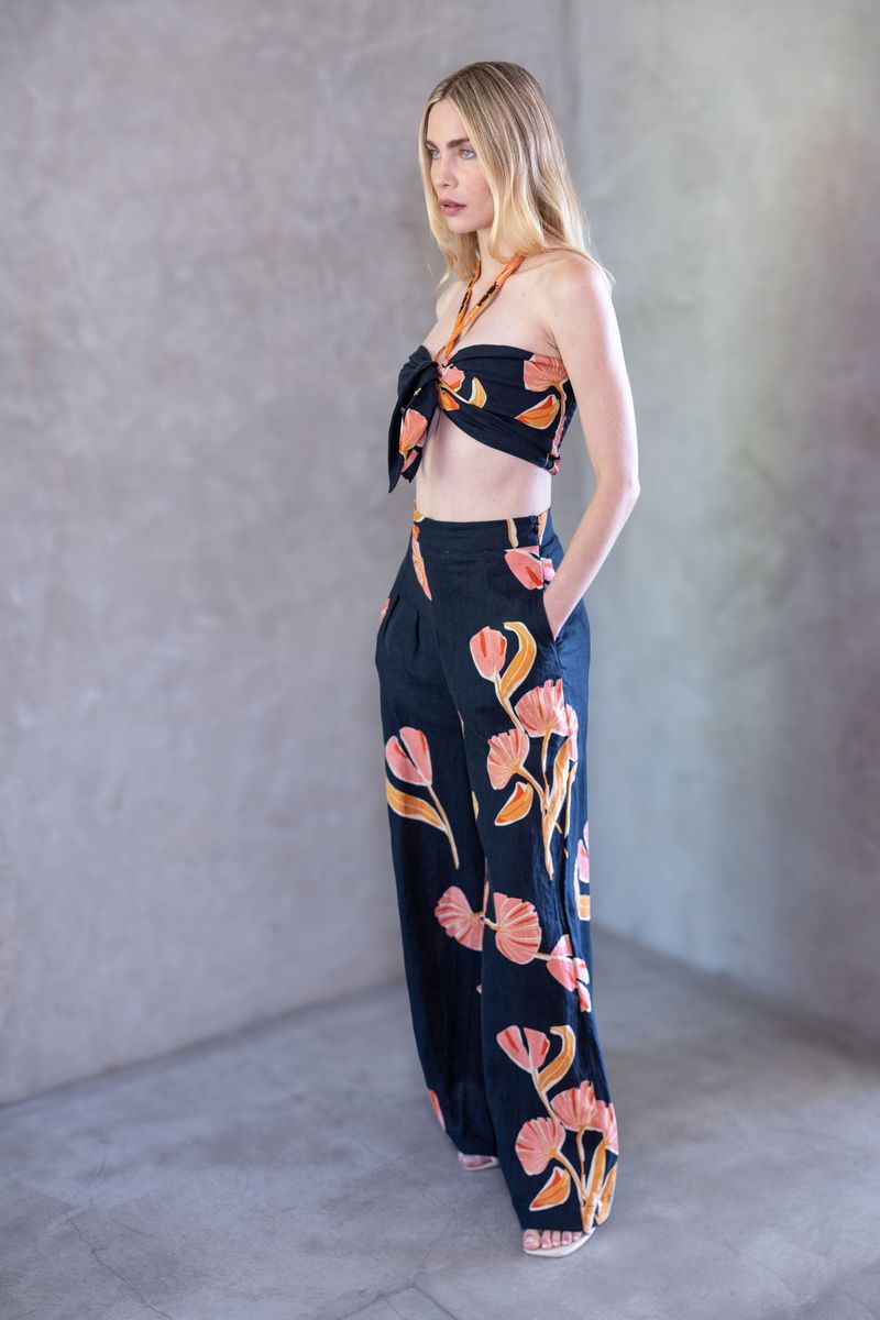 BEL KAZAN Chelsey Pant in Dahlia