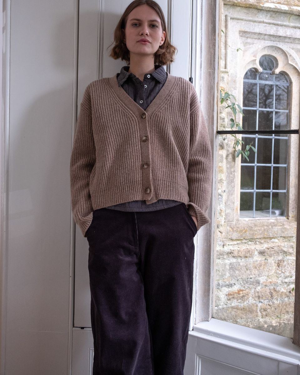 BIBICO Amita Ribbed Cardigan