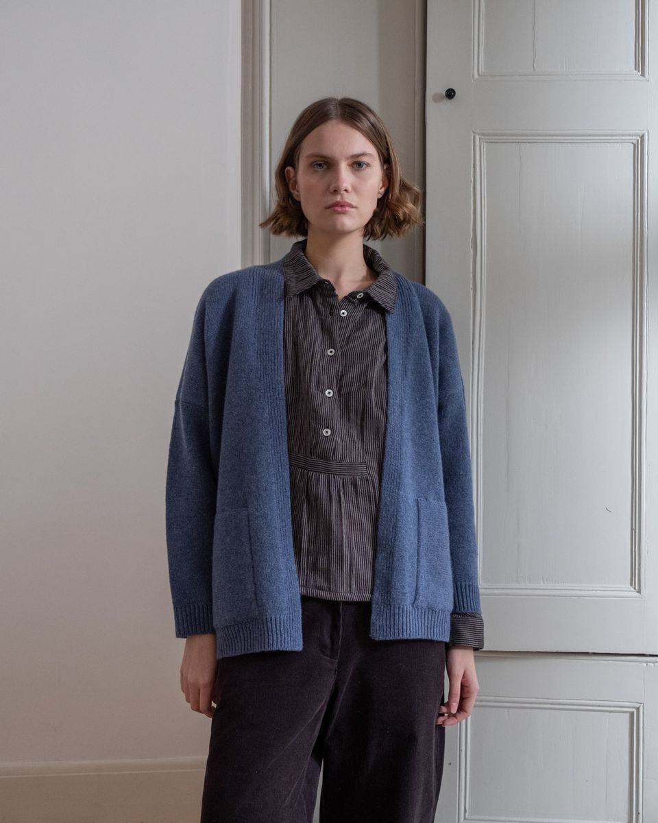 BIBICO Eve Coat Cardigan in Monsoon