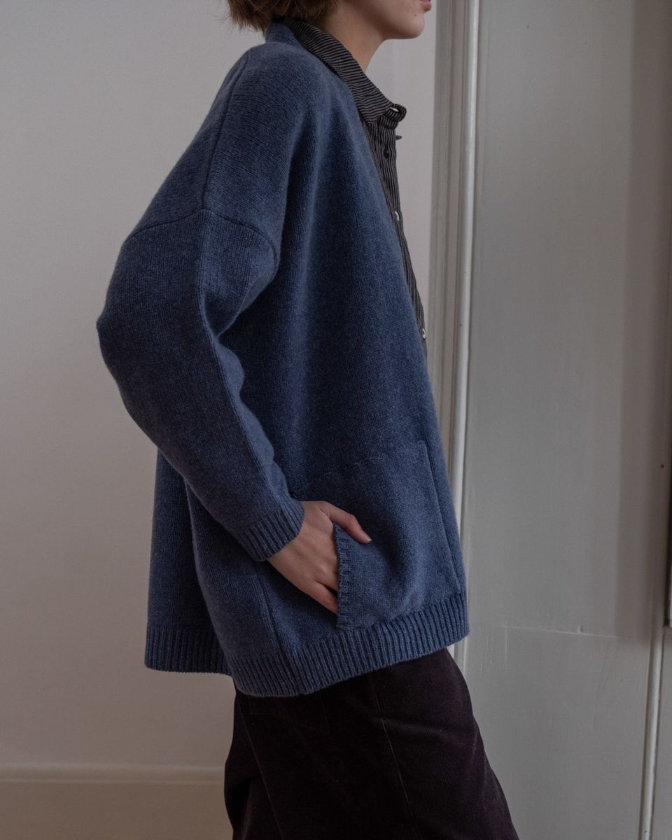 BIBICO Eve Coat Cardigan in Monsoon