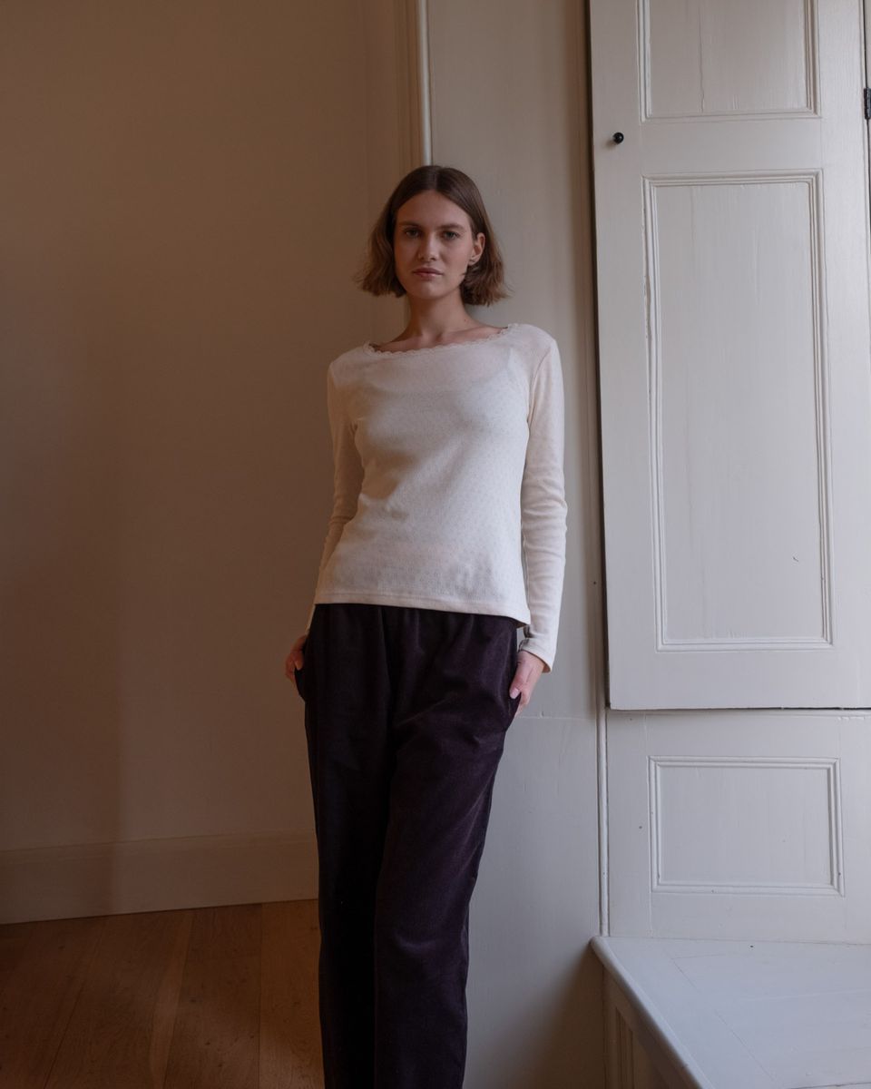 BIBICO Cali Pointelle T in Cream