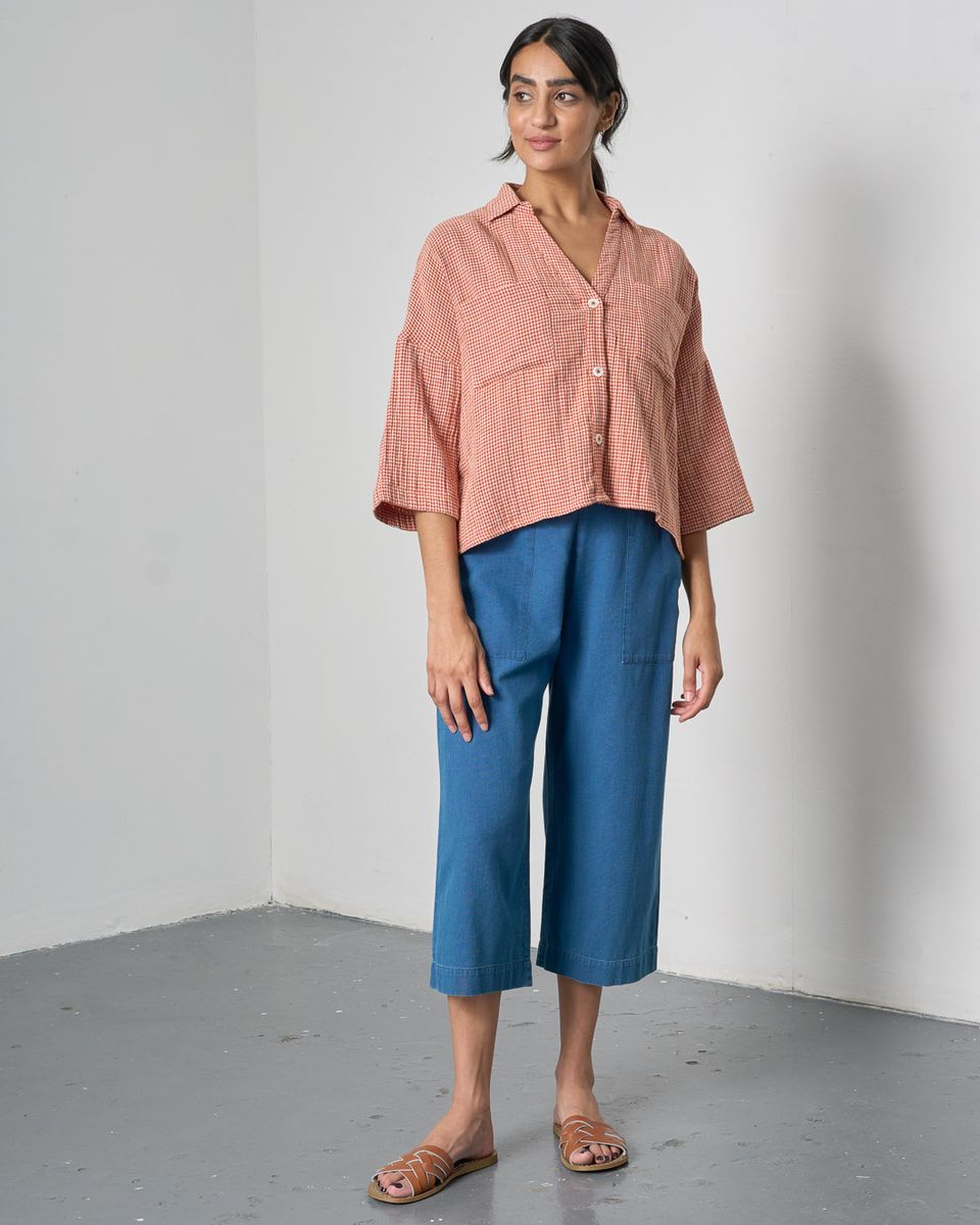 BIBICO Anna Culottes in Textured Denim