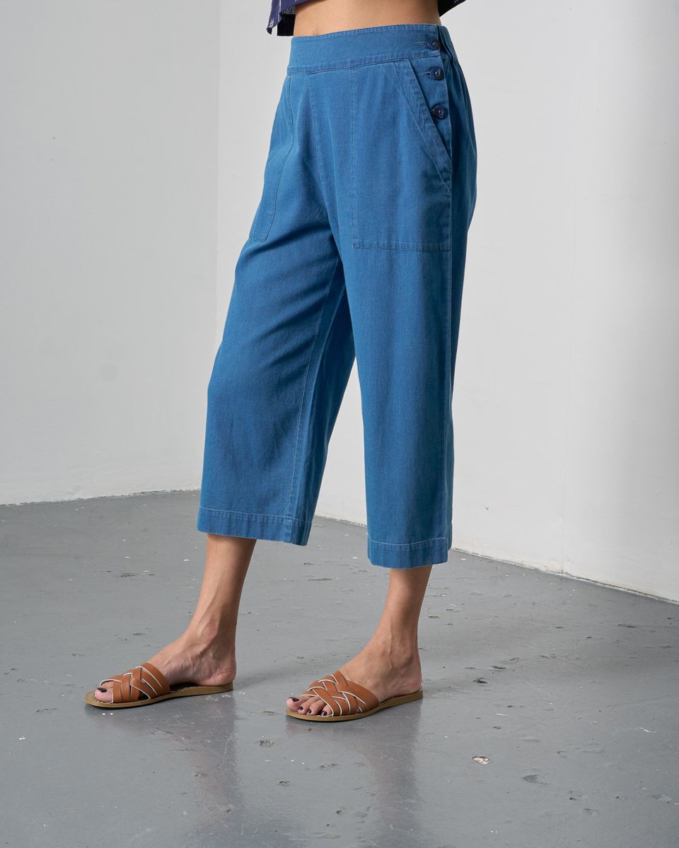 BIBICO Anna Culottes in Textured Denim