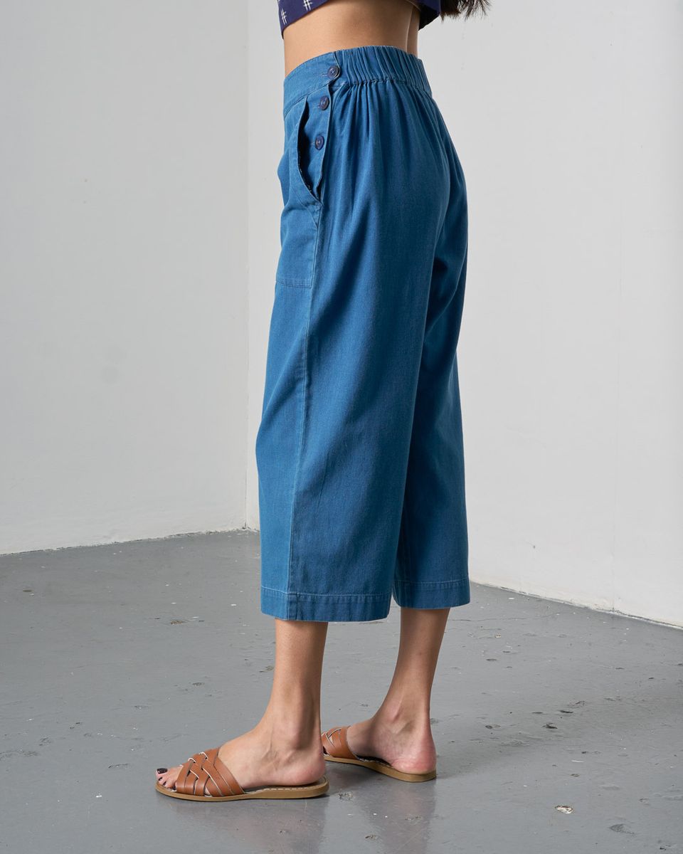 BIBICO Anna Culottes in Textured Denim