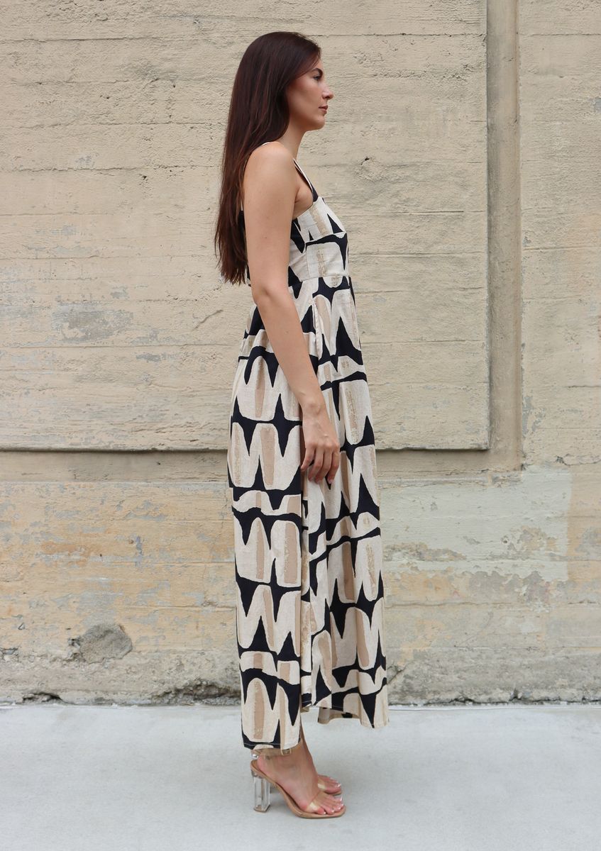 BEL KAZAN Janie Dress in Black Vista