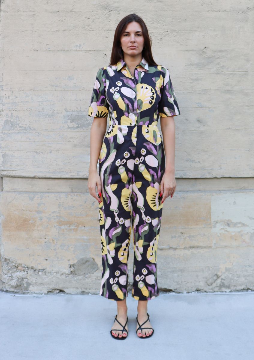 BEL KAZAN Kami Jumpsuit in Ash Velora