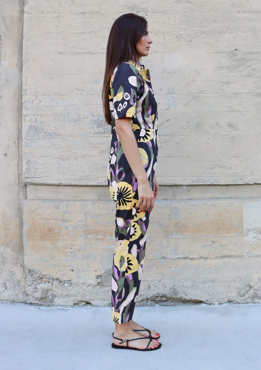 BEL KAZAN Kami Jumpsuit in Ash Velora