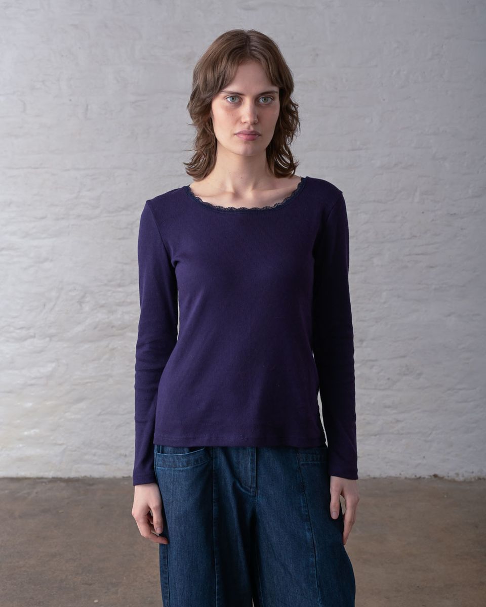 BIBICO Cali Pointelle T in Navy