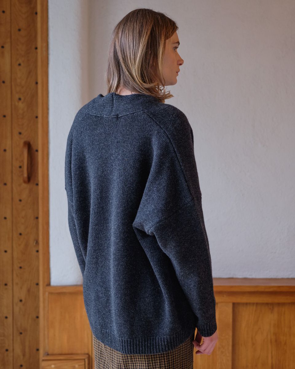 BIBICO Eve Coat Cardigan in Almond