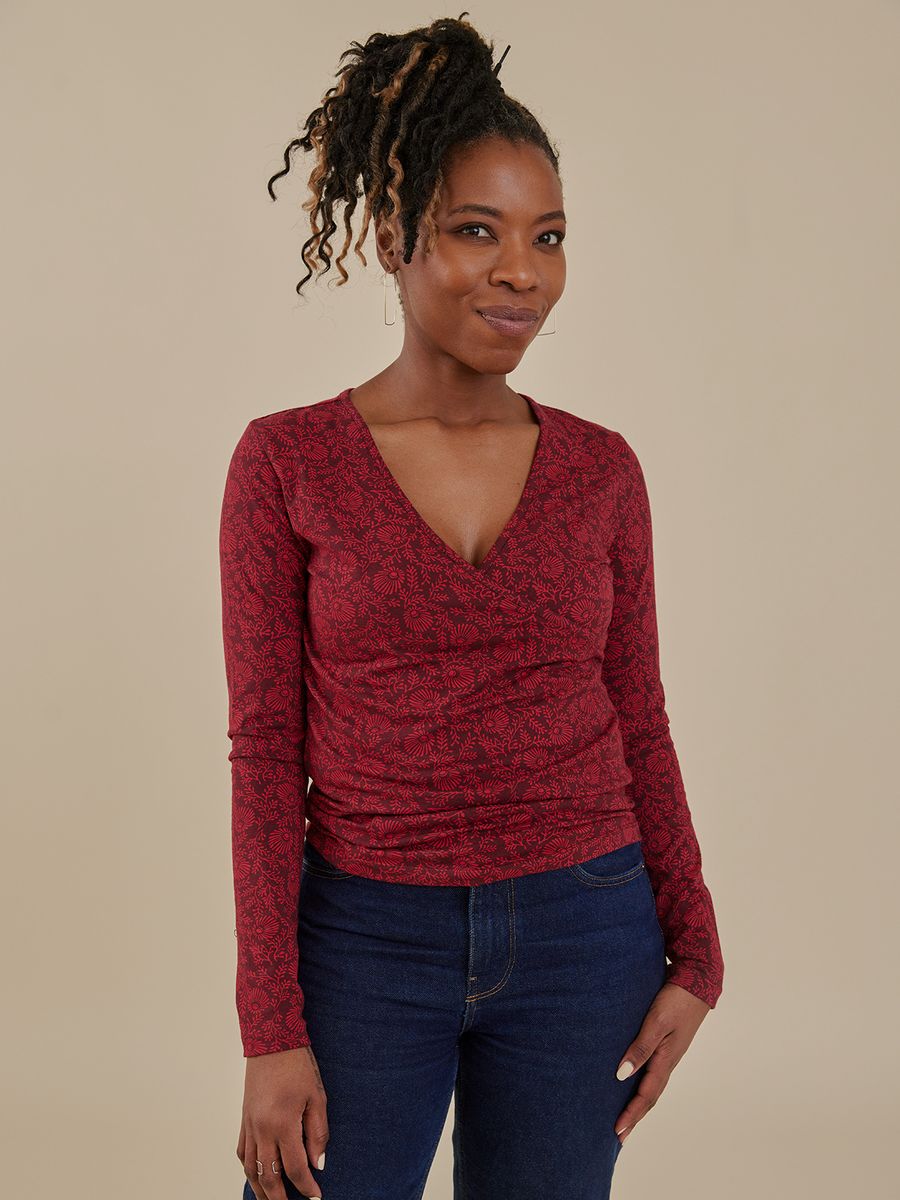 Mata Traders Gilliam Wrap Top
