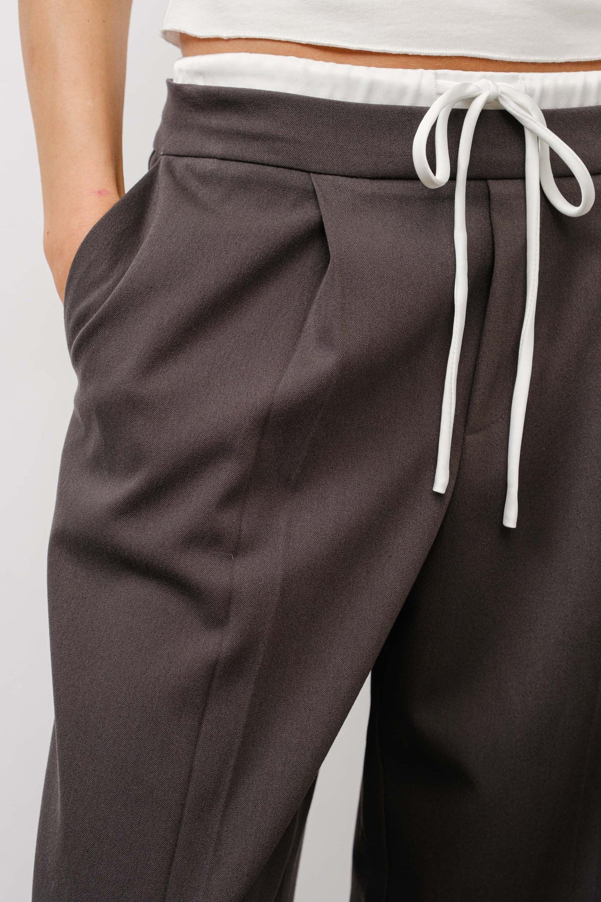 NYLAND Annette Satin Waistband Trouser