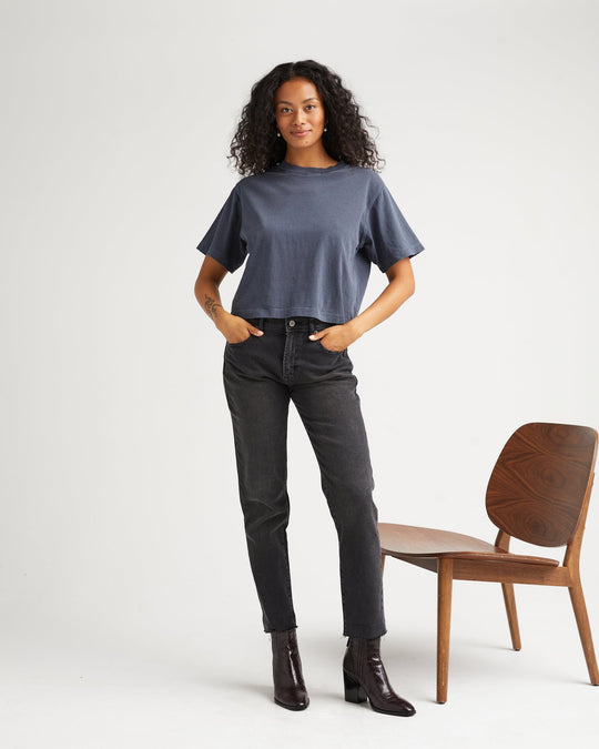 Richer Poorer Relaxed Crop Tee