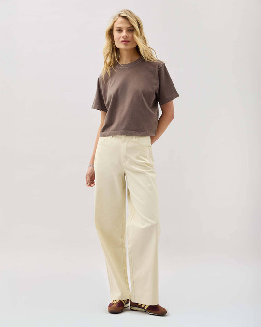 Richer Poorer Relaxed Crop Tee