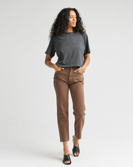 Richer Poorer Relaxed Crop Tee