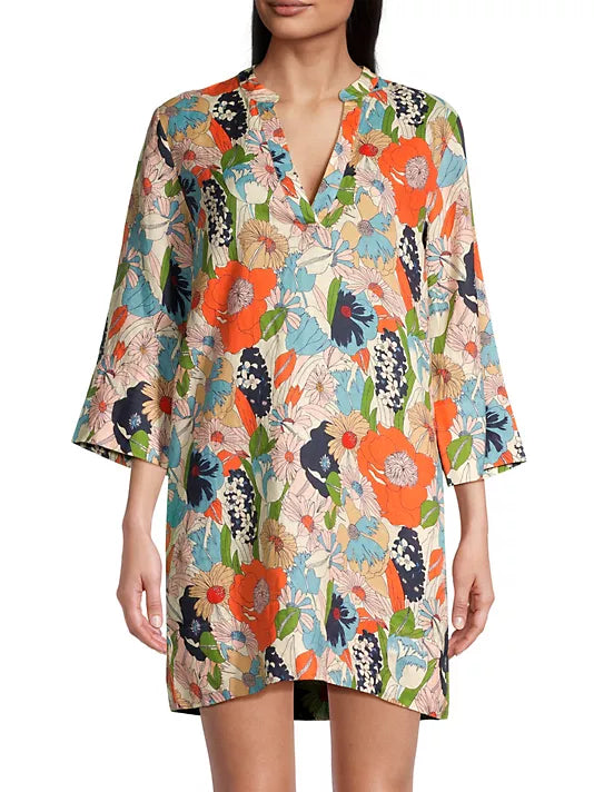 Birds of Paradis by Trovata Lucca Shift Dress Selva Floral