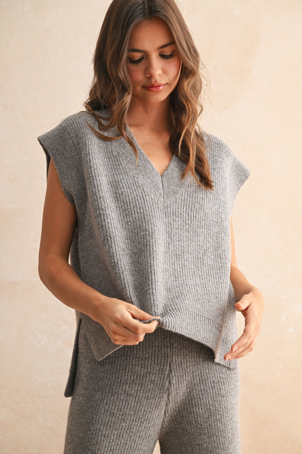 NYLAND Agnes V-Neck Sweater Vest