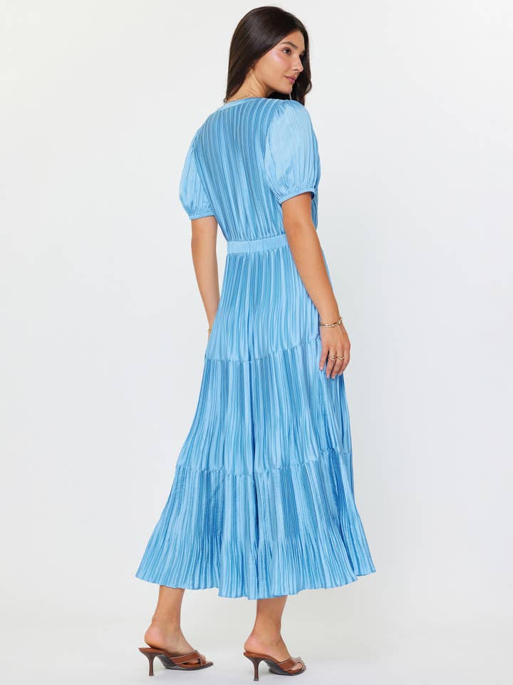 NYLAND Eliza Pleated Maxi Dress