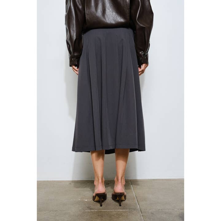 Loucia Penelope Pleated Midi Skirt