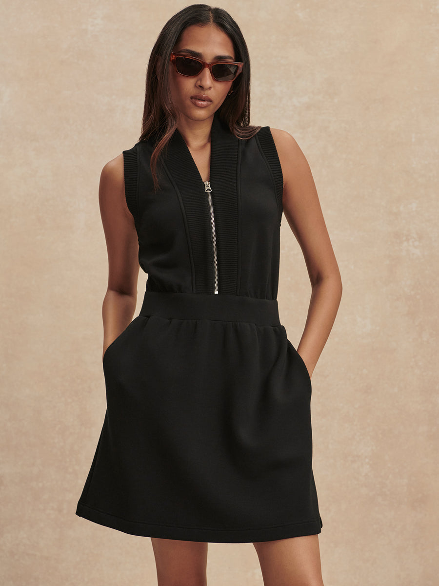 Varley Polyanna Half Zip Dress