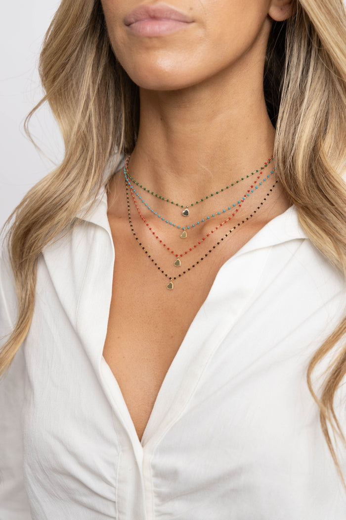 SAHIRA Elsa Mini Heart Necklace 