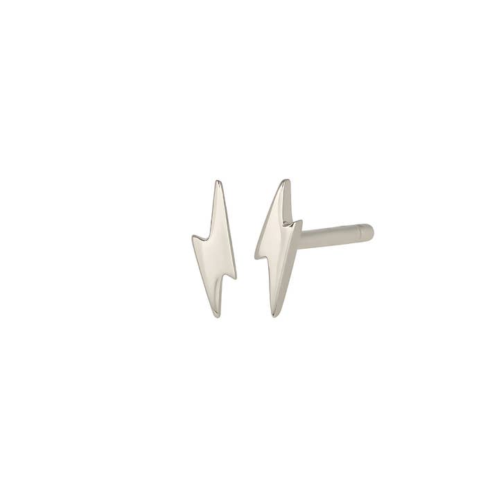The Land of Salt Lightning Stud Earrings