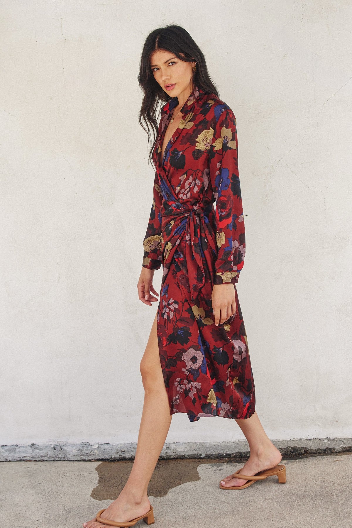 DEON Midi Shirt Wrap Dress