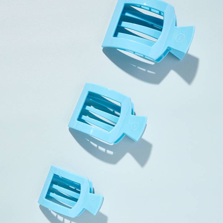 TELETIES Square Flat Hair Clip - Medium
