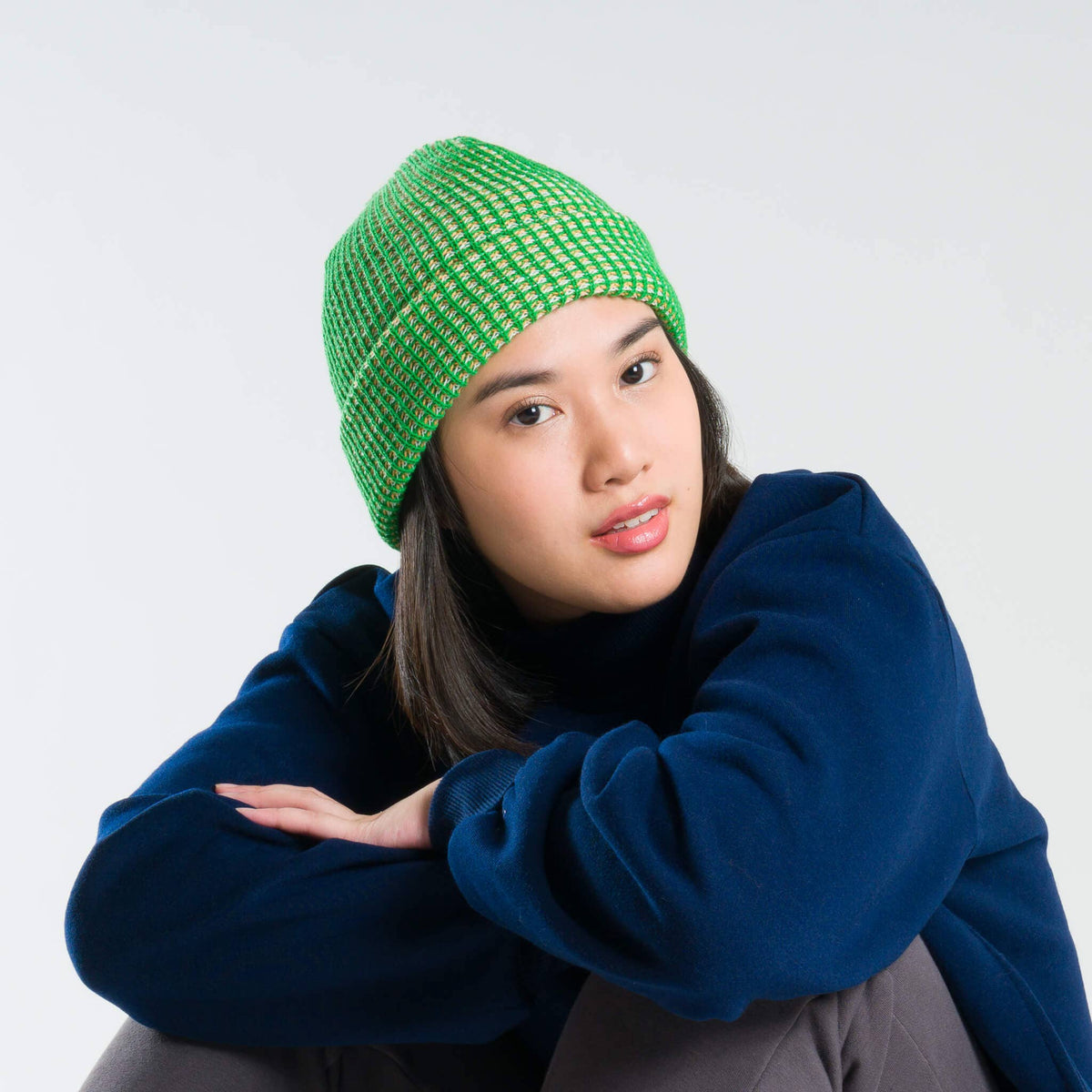 Verloop Simple Grid Knit Beanie