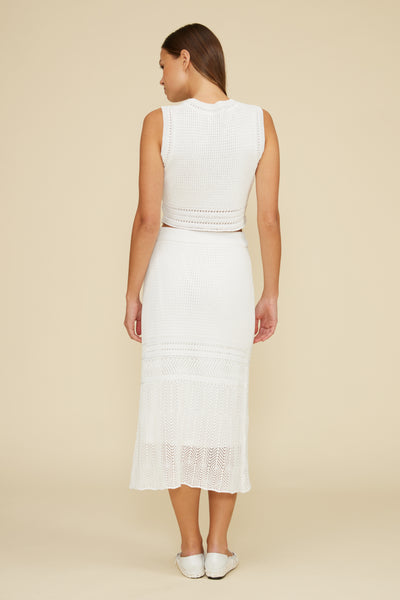 Lucy Paris Bryson Crochet Skirt
