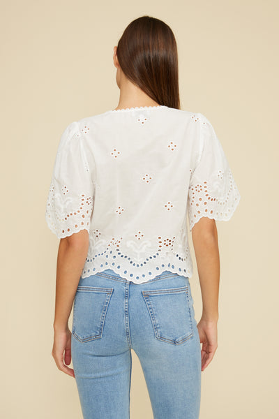 Lucy Paris Loray Eyelet Top