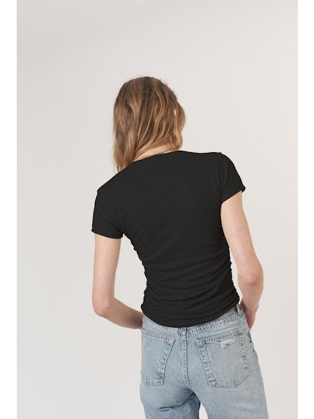PROJECT SOCIAL T Izzie Ruched Baby Tee