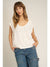 PROJECT SOCIAL T Reflections Textured Scoop Neck Tee