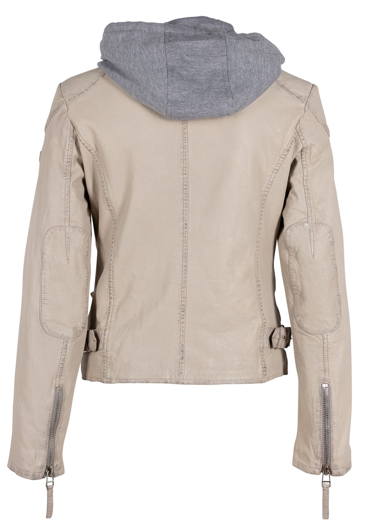 Mauritius Leather Finja RF Jacket in Light Beige