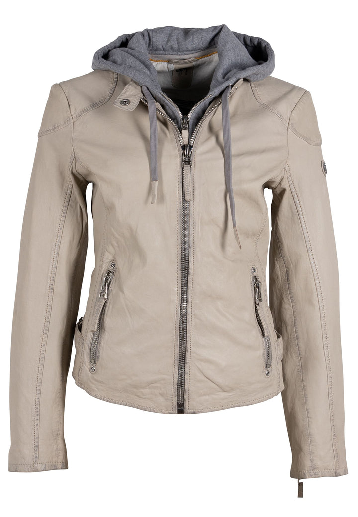 Mauritius Leather Finja RF Jacket in Light Beige