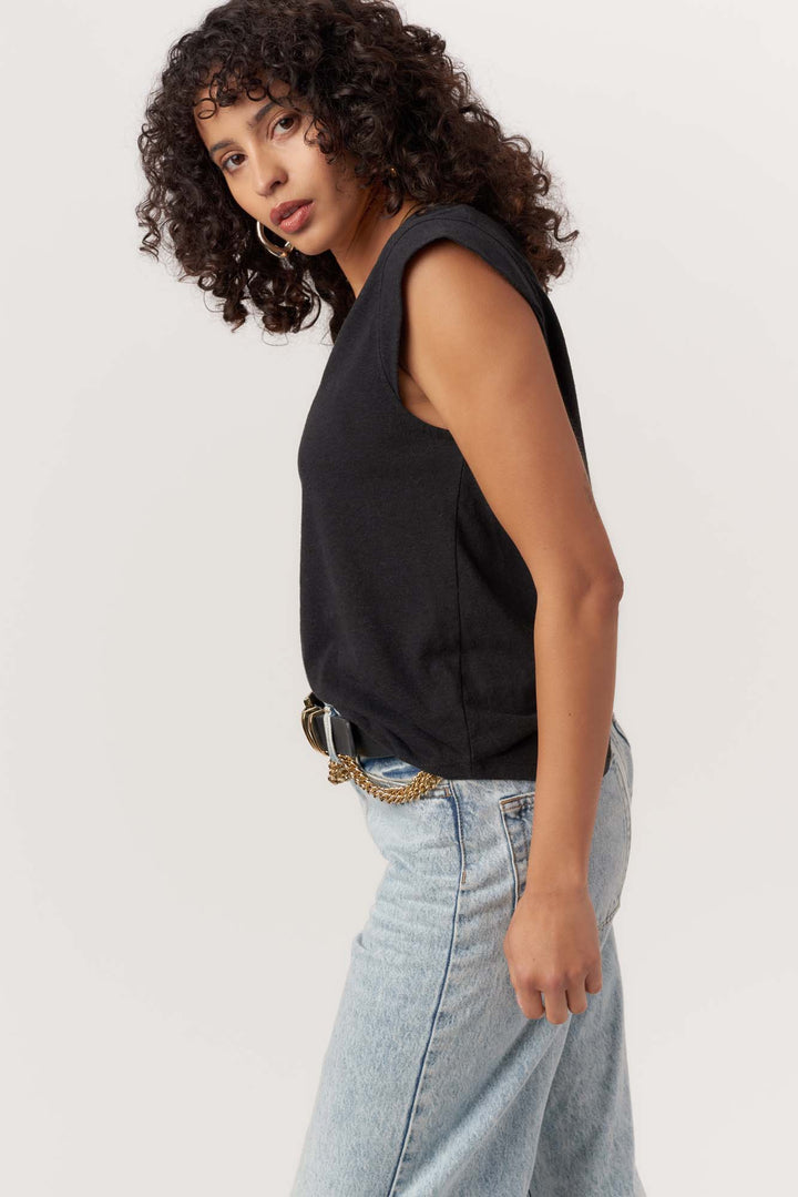 PROJECT SOCIAL T Rue V-Neck Tank Black