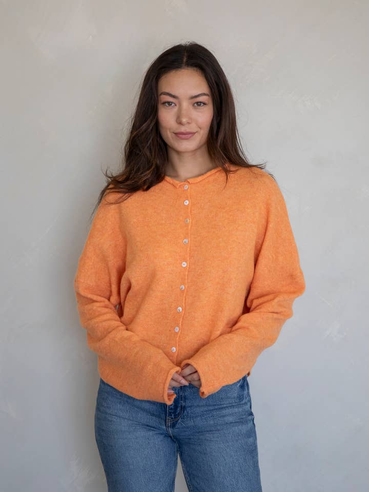 Things Between Piper Cardigan Orange