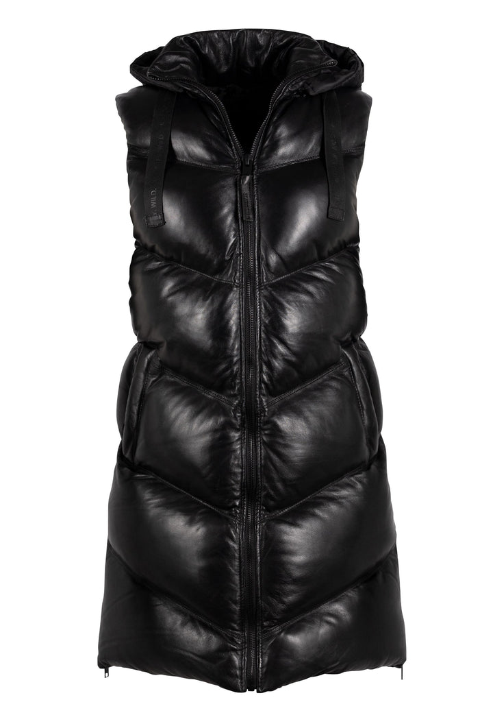 Mauritius Leather Gina CF Vest Black