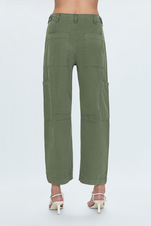 PISTOLA Sabrina Curved Utility Jean in Meadow