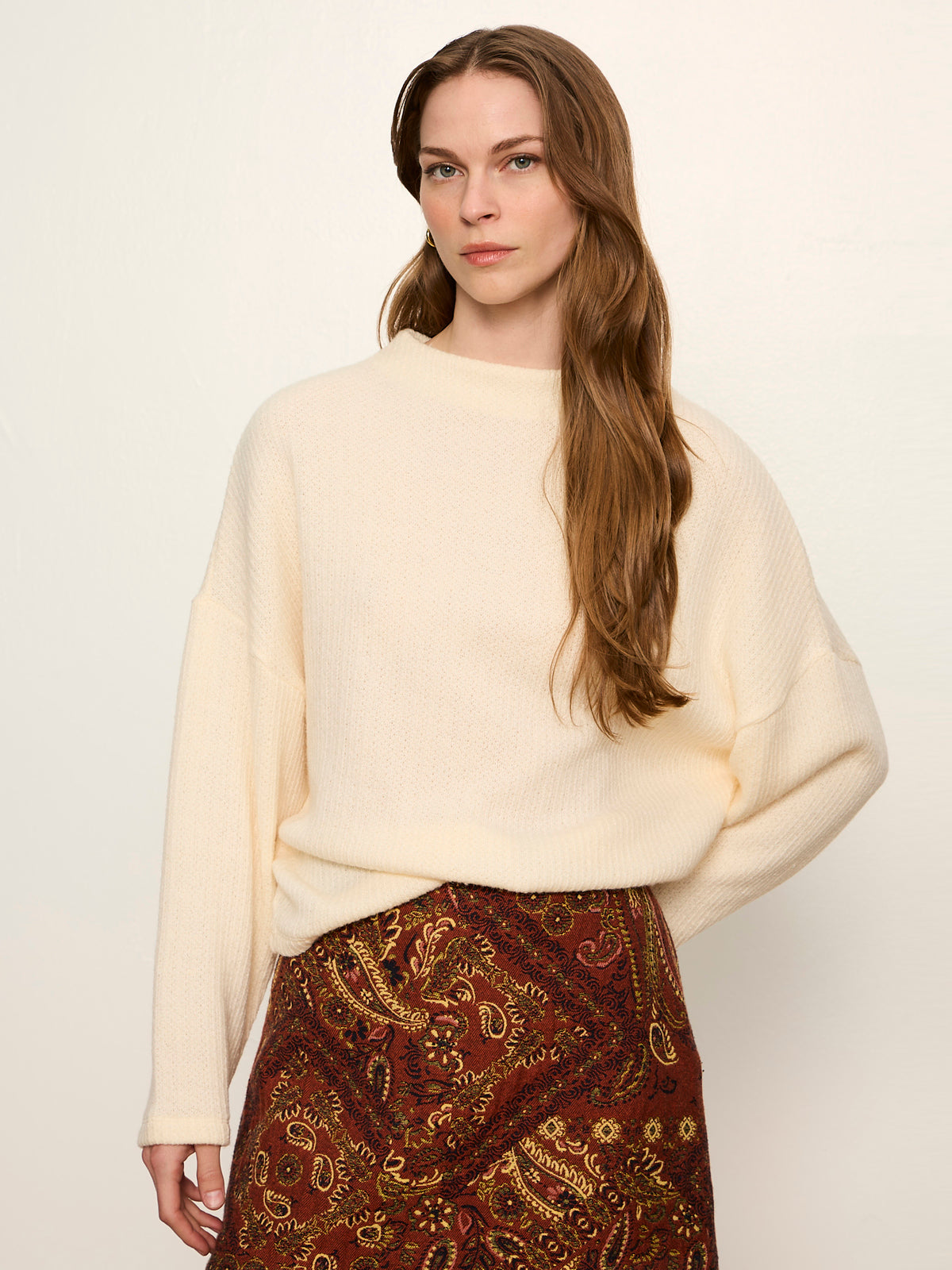 Sanctuary Ribbed Dolman Sweatshirt