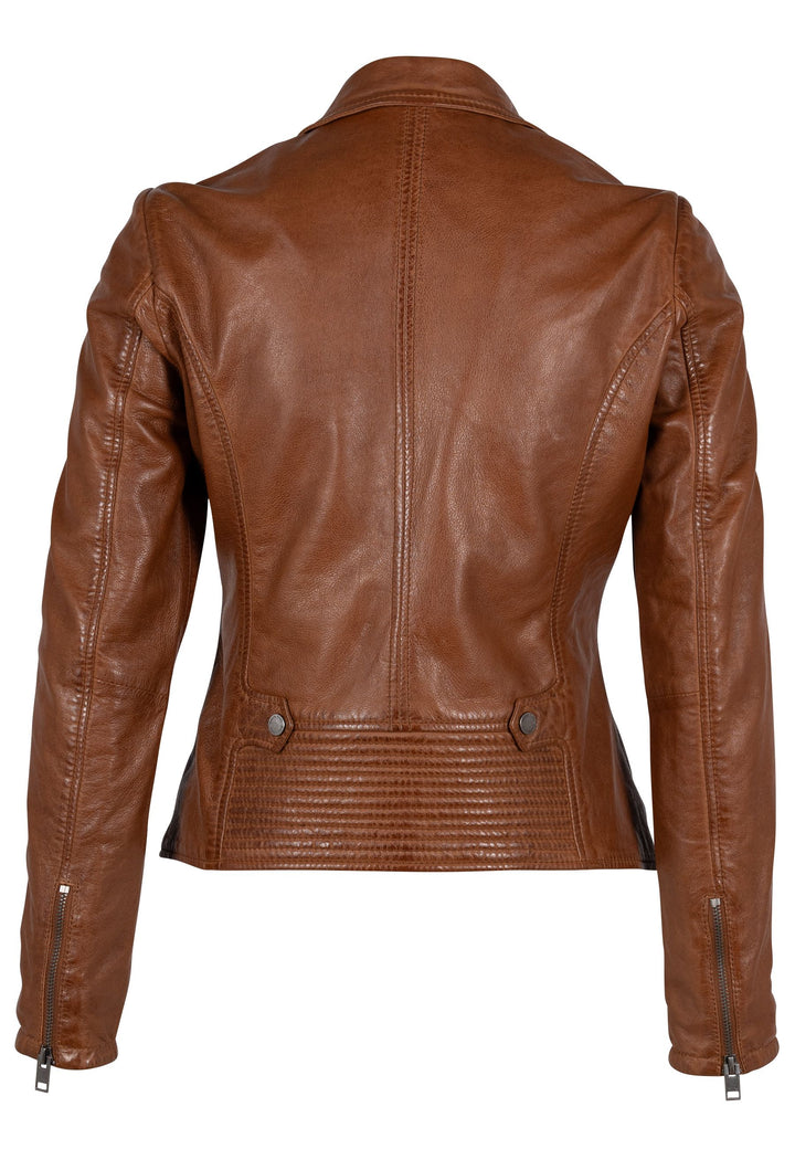 Mauritius Leather Else 2 RF Jacket in Cognac