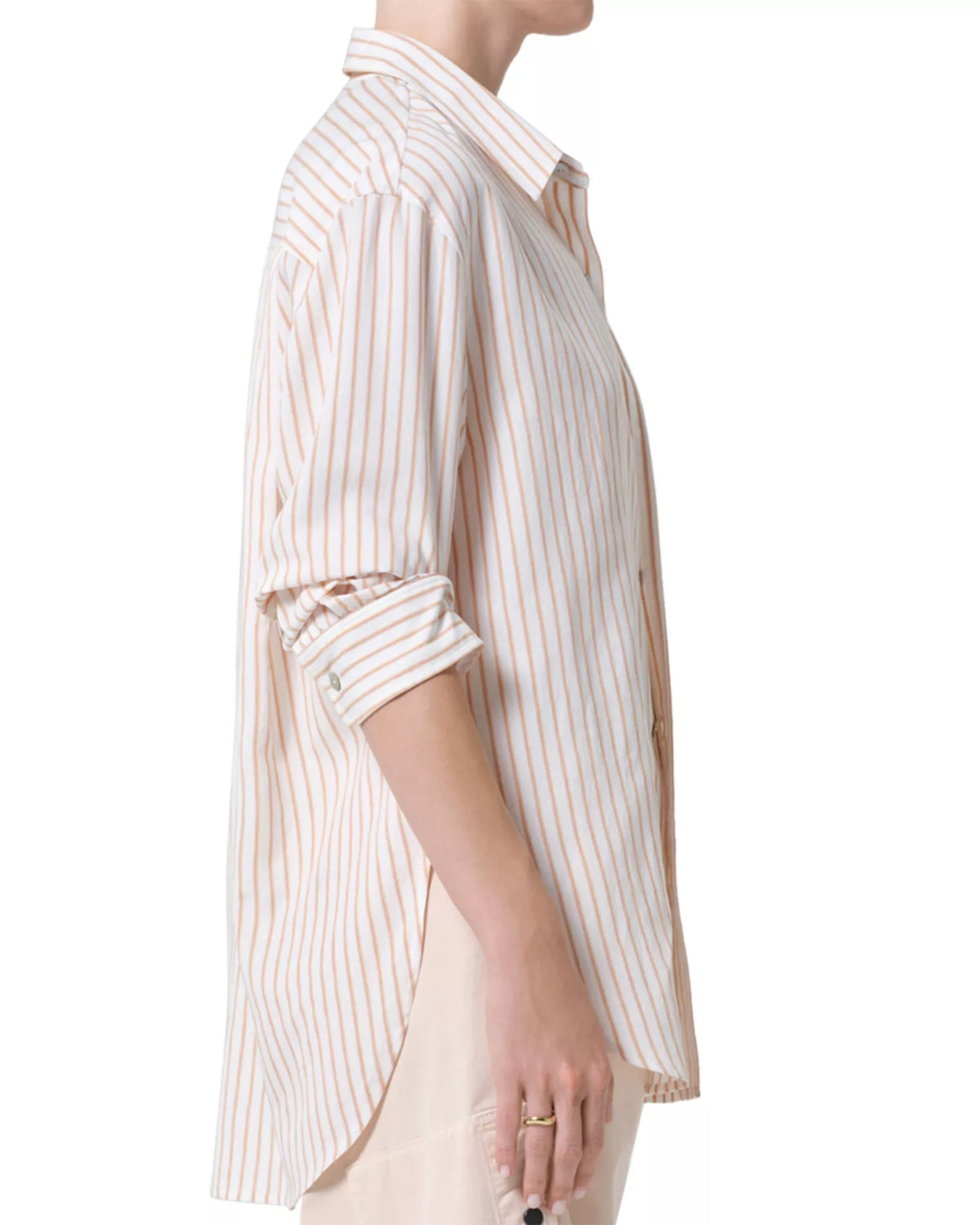 Citizens of Humanity Kayla Shirt in Sherbet Stripe