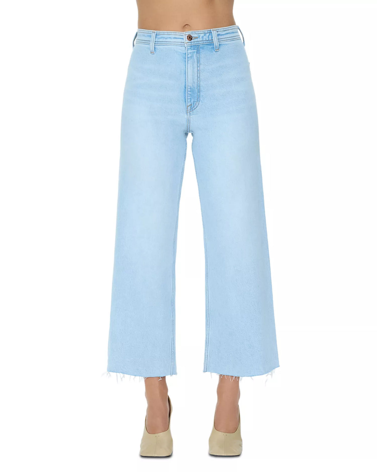 PISTOLA Penny High Rise Wide Leg Crop in Eternal