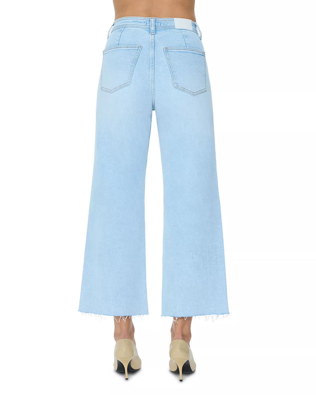 PISTOLA Penny High Rise Wide Leg Crop in Eternal