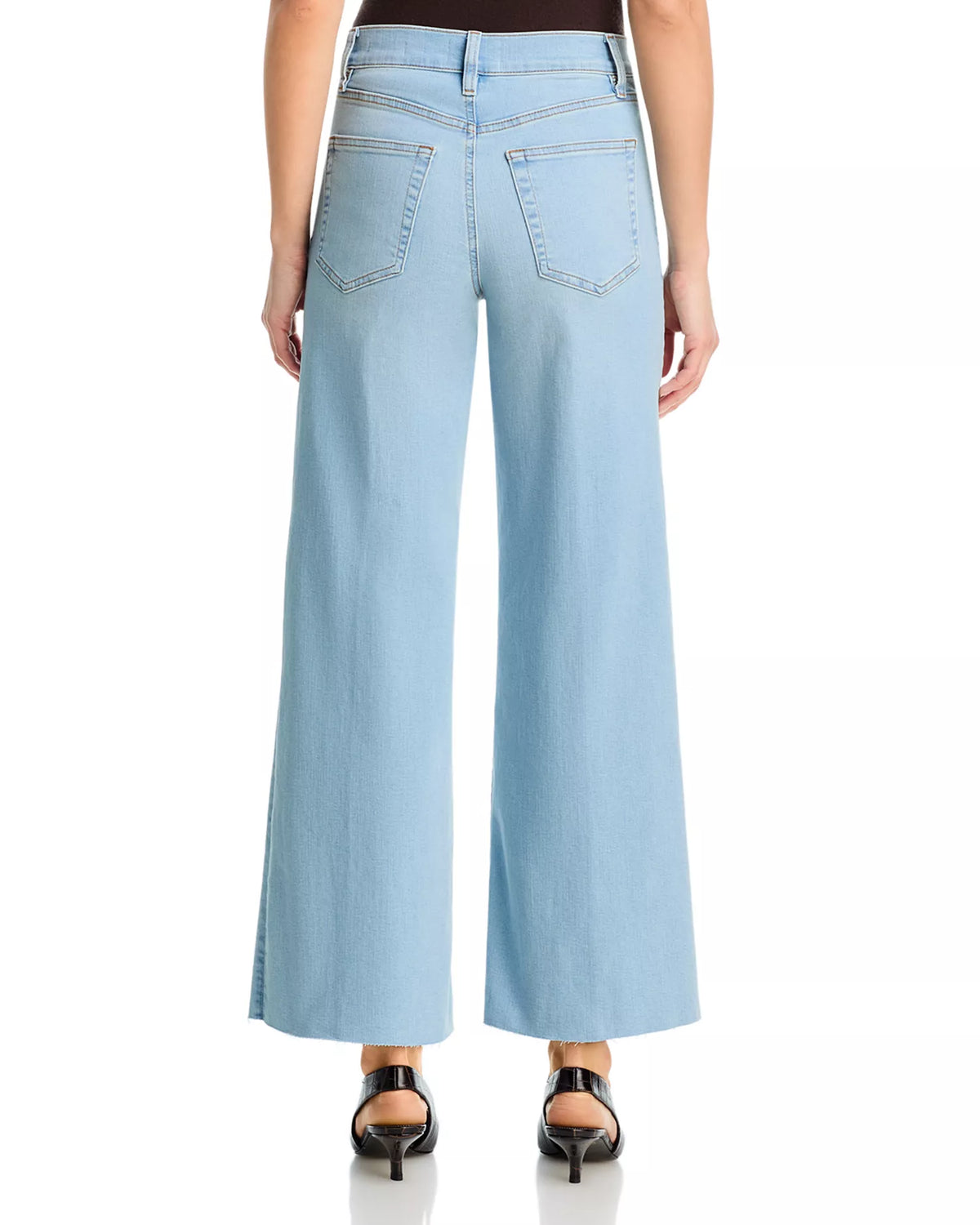 FRAME Le Slim Palazzo in Hush Raw After
